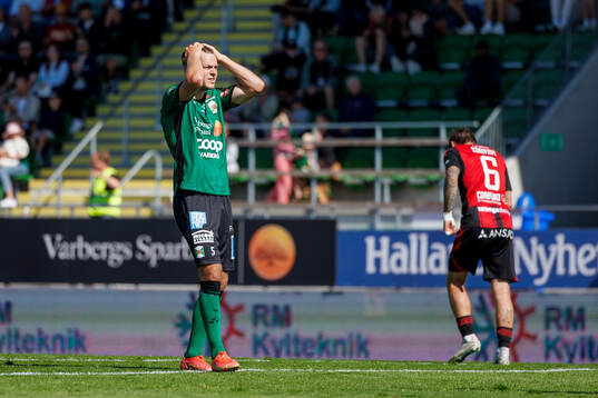 Varbergs Albin Winbo reagerar