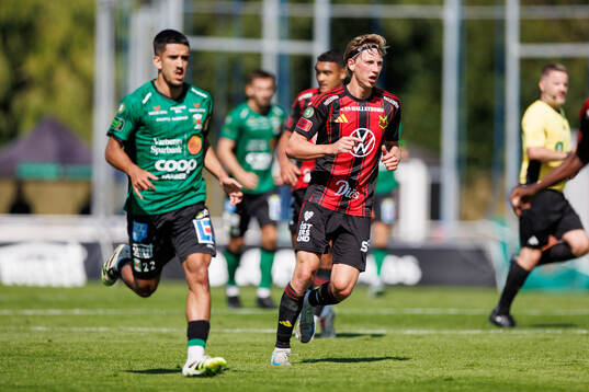 Varbergs Zakaria Loukili och Östersunds Albin Sporrong