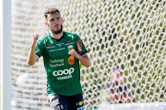 Varbergs Laorent Shabani jublar