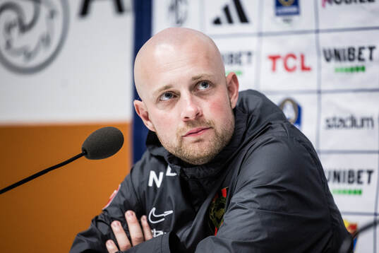Brommapojkarnas tränare Fredrik Landén