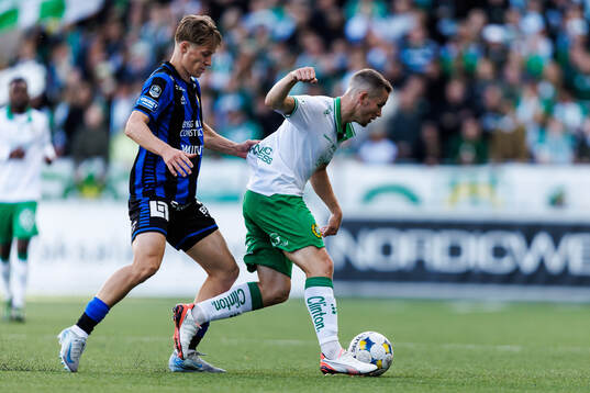 Sirius Marcus Lindberg och Hammarbys Oscar Johansson