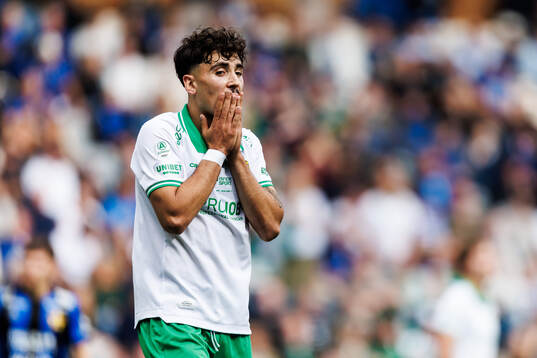 Hammarbys Sebastian Tounekti deppar