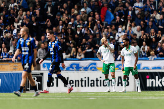 Hammarbys Victor Eriksson deppar