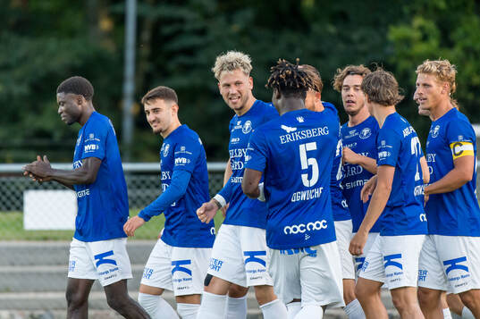 Trelleborgs Zean Peetz Dalugge jublar