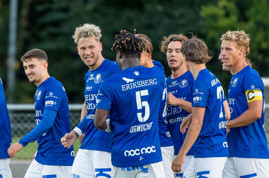 Trelleborgs Zean Peetz Dalugge jublar