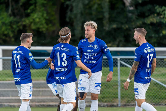 Trelleborgs Zean Peetz Dalugge jublar