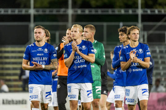 Trelleborgs spelare jublar