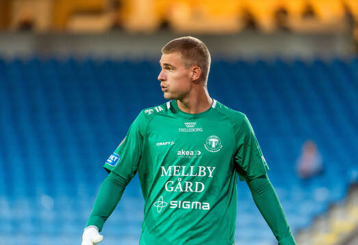 Trelleborgs målvakt Mathias Nilsson