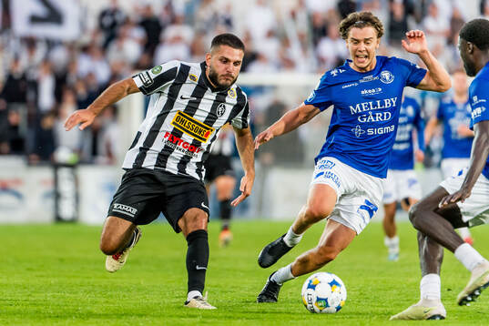 Landskronas Edi Sylisufaj och Trelleborgs Viktor
