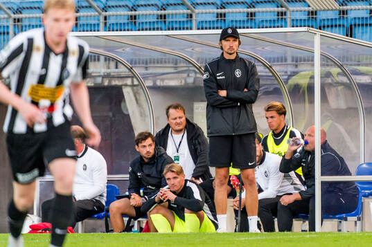 Landskronas tränare Robin Asterhed
