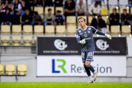 Sandvikens IFs målvakt Hannes Sveijer