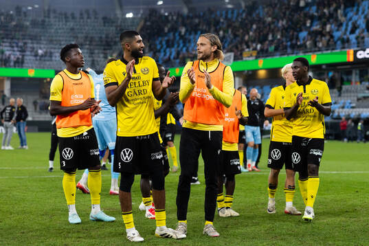 Mjällbys Abdullah Iqbal och Tom Pettersson