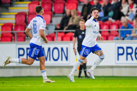IFK Norrköpings David Moberg Karlsson jublar