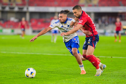 IFK Norrköpings Moutaz Neffati och Östers Vladimir Rodic