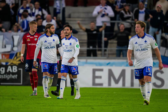 IFK Norrköpings David Moberg Karlsson jublar