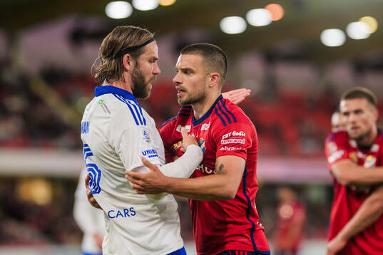 IFK Norrköpings Christoffer Nyman och Östers Vladimir