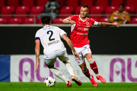 Helsingborgs Jon Birkfeldt och Kalmars Melker Hallberg