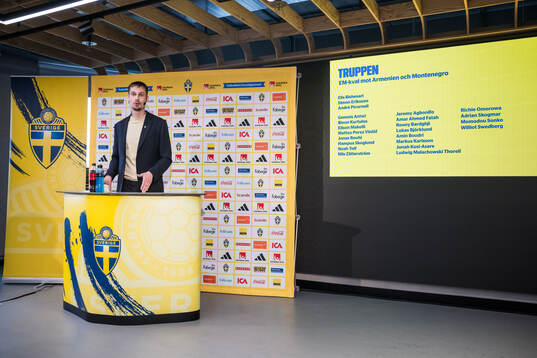 Daniel Bäckström, head coach of the Swedish under-21