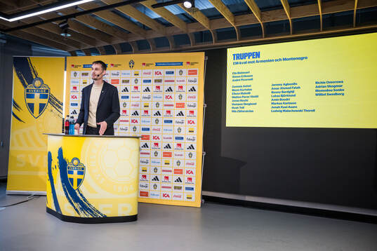 Daniel Bäckström, head coach of the Swedish under-21