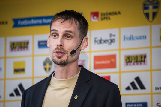 Daniel Bäckström, head coach of the Swedish under-21