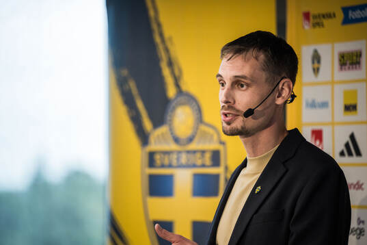Daniel Bäckström, head coach of the Swedish under-21