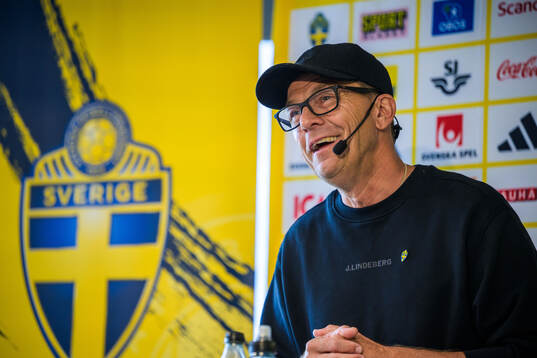 Head coach Tony Gustavsson of the Swedish women's national