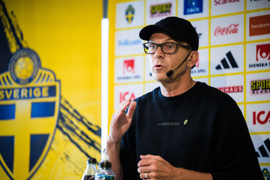 Head coach Tony Gustavsson of the Swedish women's national