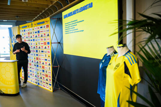 Head coach Tony Gustavsson of the Swedish women's national