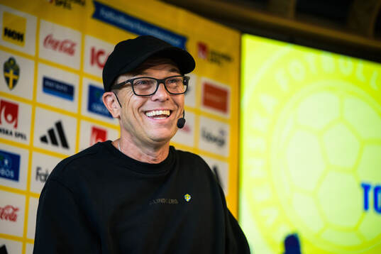 Head coach Tony Gustavsson of the Swedish women's national
