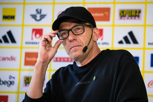 Head coach Tony Gustavsson of the Swedish women's national