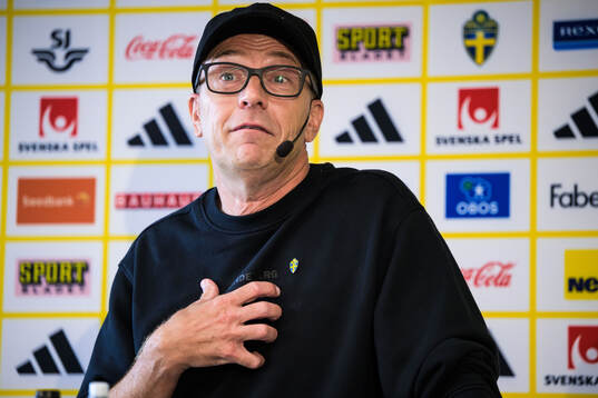 Head coach Tony Gustavsson of the Swedish women's national