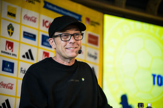 Head coach Tony Gustavsson of the Swedish women's national
