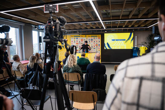 head coach Tony Gustavsson of the Swedish women's national