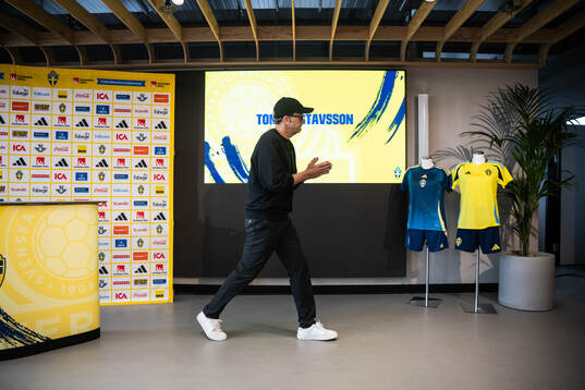 head coach Tony Gustavsson of the Swedish women's national