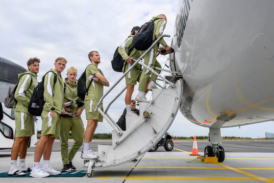 Silas Andersen, Olle Samuelsson, Lasse Madsen and Simon