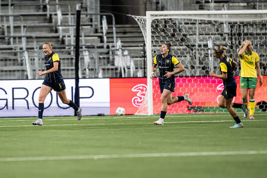 Veronika Andrukhiv of Metalist 1925 celebrates