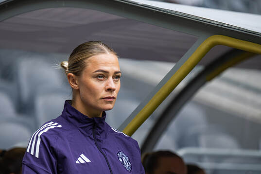 Fridolina Rolfö of Manchester United prior to the UEFA