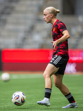 Anna Sandberg of Manchester United