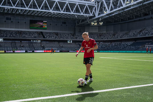 Anna Sandberg of Manchester United