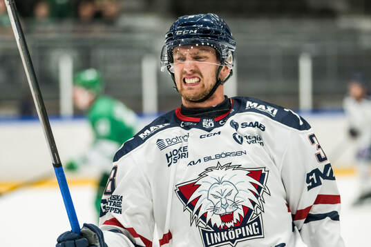 Linköpings Johan Södergran har ont