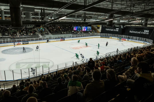 Vy över Halmstad arena