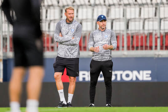 Sports director Ola Toivonen and Head coach Henrik Rydström
