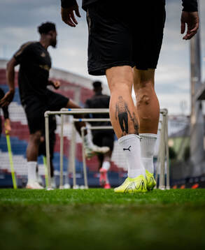 Pontus Jansson with a tattoo
