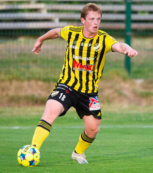 IFK Hässleholms Sam Hegdal i matchen i div. 2 mellan