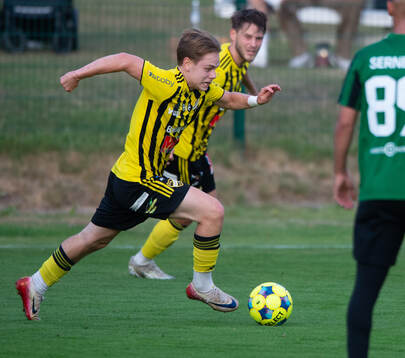 IFK Hässleholms Max Persson i matchen i div. 2 mellan