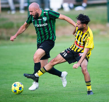 Högaborgs Abdul Khalili och IFK Hässleholms Rahel Omed