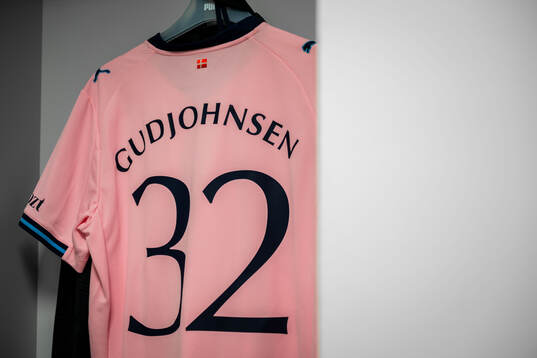 The kit of Daniel Gudjohnsen of Malmö FF in the dressing