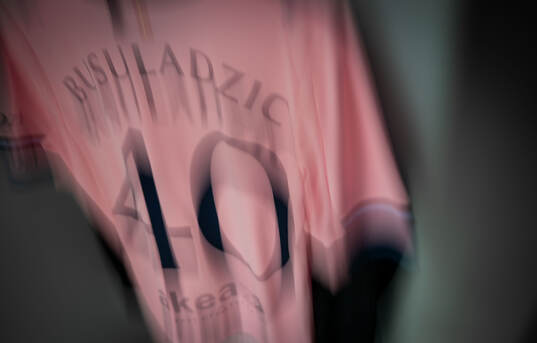 The kit of Kenan Busuladzic of Malmö FF in the dressing