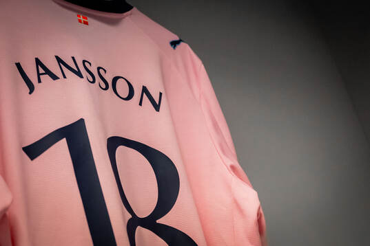 The kit of Pontus Jansson of Malmö FF in the dressing room