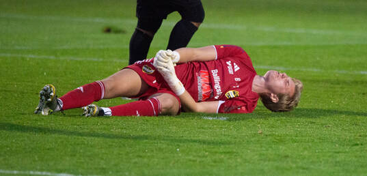 250828 IFK Hässleholms målvakt Gabriel Gagzis har fått
